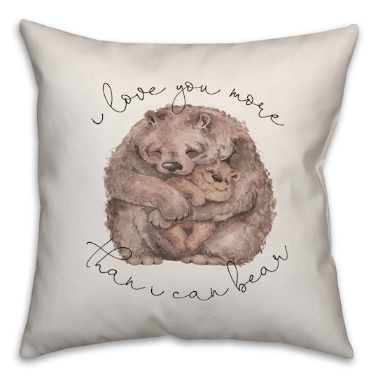 Love Bear Throw Pillow